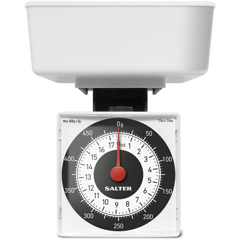 Image of Salter – Bilancia da cucina meccanica, per dieta, bianco