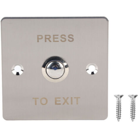 Saluaqui Press the Exit Button, Not Stainless Steel Door Access Button Press the Exit button for the Lock Control