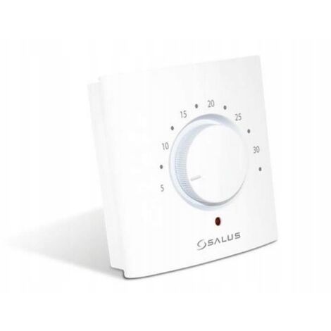 Salus  Régulateur de température HTR-RF(20) - Compact - Précis - Économie d'énergie - Installation facile