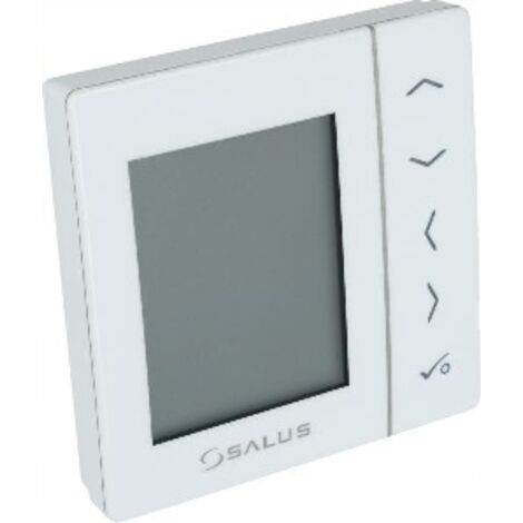 Salus  Thermostat VS10WRF - Sans fil - Blanc - Précision - Installation facile - Économie d'énergie
