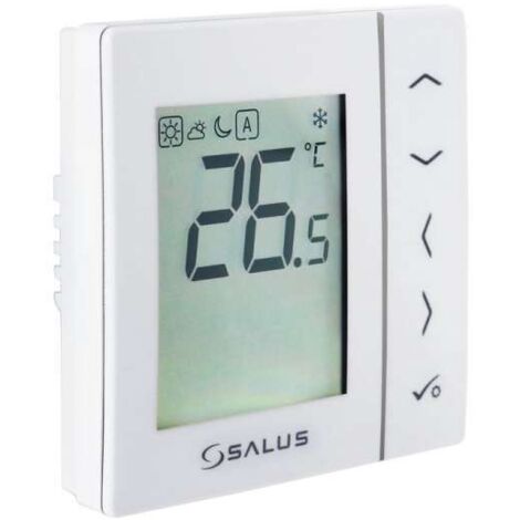 Salus VS10WRF Digitaler Funk Thermostat Gehäusefarbe weiß 112611