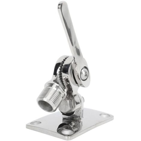 SALUTUYA Support d\'antenne VHF Boat Support de base de l\'antenne VHF de qualité marine 93 x 64 mm moteur bateau