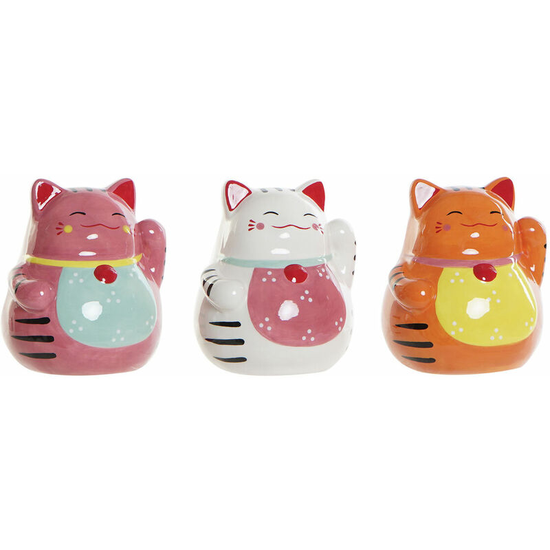 Salvadanaio Dkd Home Decor Gatto (12 x 12 x 14 cm)...