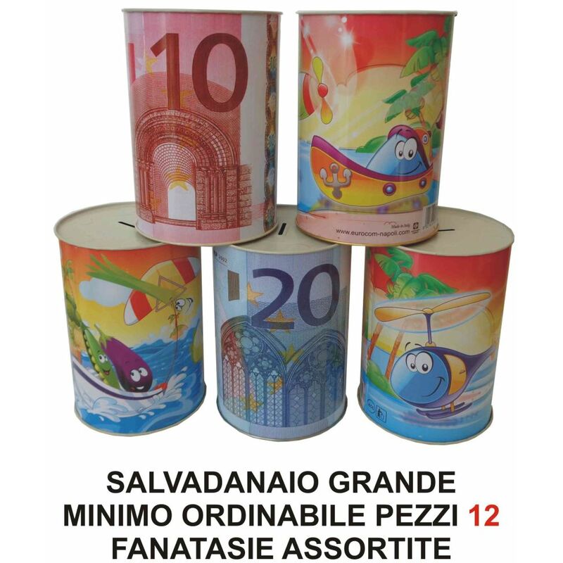 Image of Salvadanaio grande latta 1 pezzo