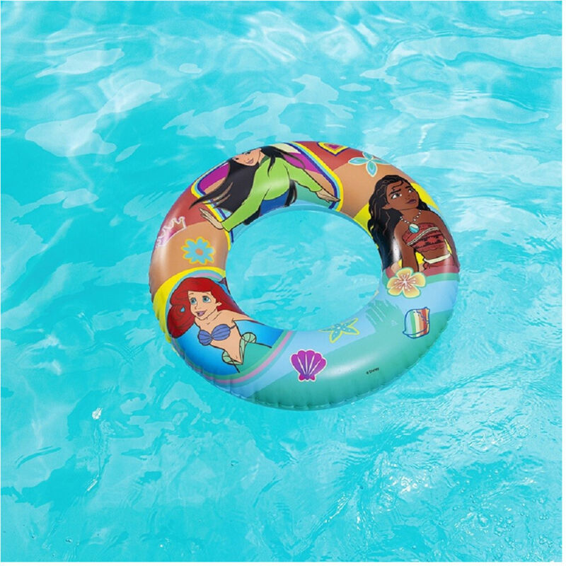Trade Shop - Salvagente Ciambella Gonfiabile Principesse 56Cm Per Bambini 3-6 Anni Mare 91043 -