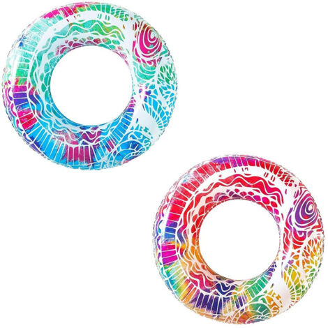 Salvagente Colorato 91cm Con Maniglie Piscina Mare Estatori Colours 36084b