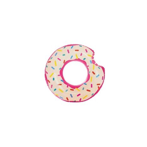 SALVAGENTE GONFIABILE CIAMBELLA DONUT CON ZUCCHERINI ARCOBAL. +9 ANNI  cm.107x99  peso kg.0,58 (56265)    INTEX
