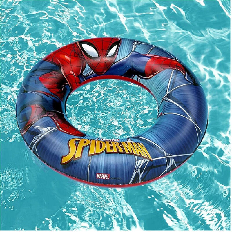 Trade Shop - Salvagente Gonfiabile Spider-Man Multicolore 56Cm Da Spiaggia Mare Piscina 98003 -