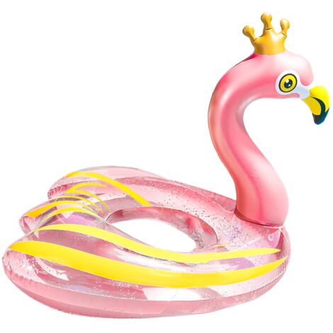 Salvagente per bambini, salvagente a forma di fenicottero, salvagente gonfiabile, salvagente a forma di unicorno, salvagente a forma di unicorno con paillettes, salvagente per piscina per bambini, gio