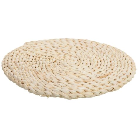 Salvamantel trenzado de fibra de maíz D35x1,5h cm