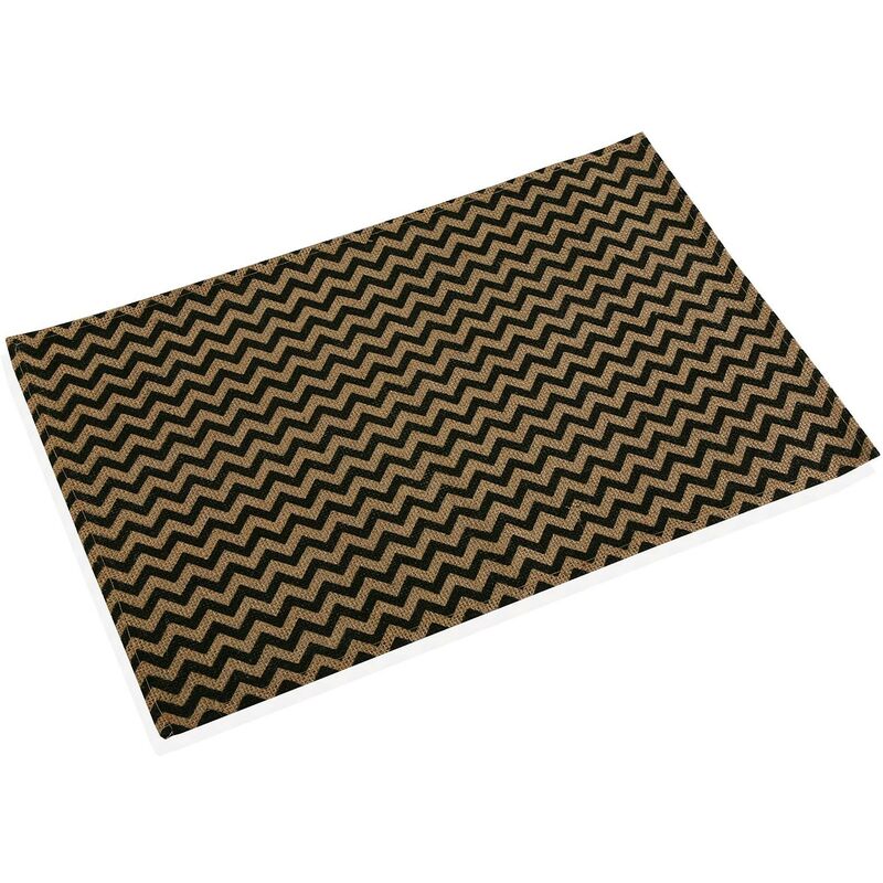 

Salvamantel Zigzag Negro