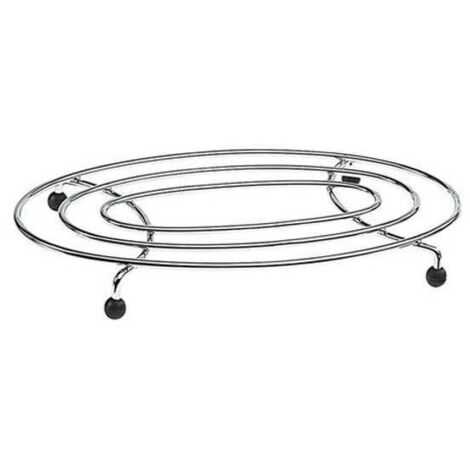 Salvamanteles ovalado de acero inoxidable para cocina, 33 x 20 cm, Artex