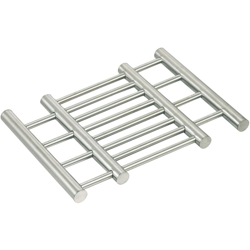 

Salvaplatos extensible MSV de acero inoxidable en color plateado