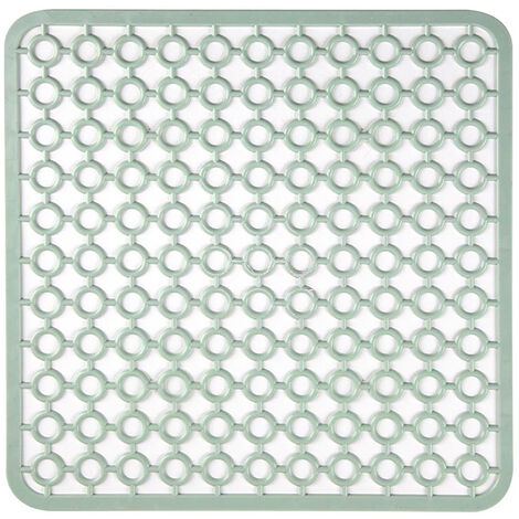 Salvaplatos para fregadero cuadrado 30 cm Verde claro