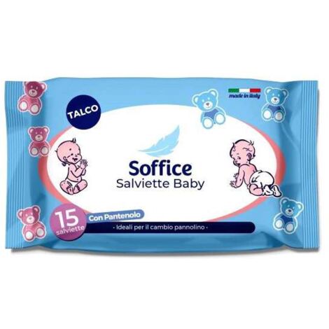 Salviette Bambini Talco Pz 15 Soffice