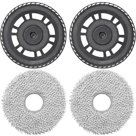 Salviette compatibili con supporto per accessori per robot aspirapolvere Dreame L10s Pro Ultra Heat, X40 Ultra, X40 Master, L40 Ultra, L20 Ultra, panni per mocio, piastre di ricambio, pezzi di ricambi