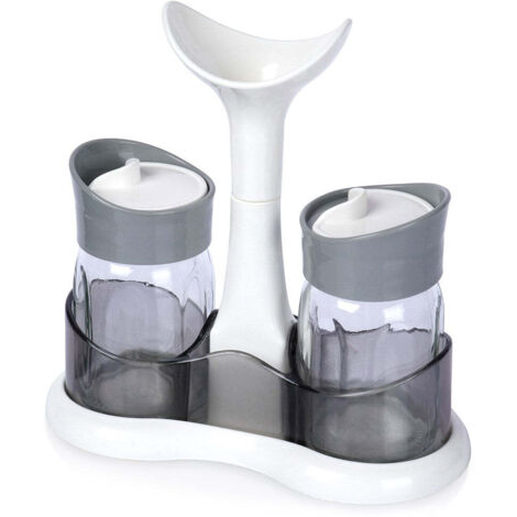 Salz- und Pfefferstreuer, 2 Glasbehälter, 80 ml