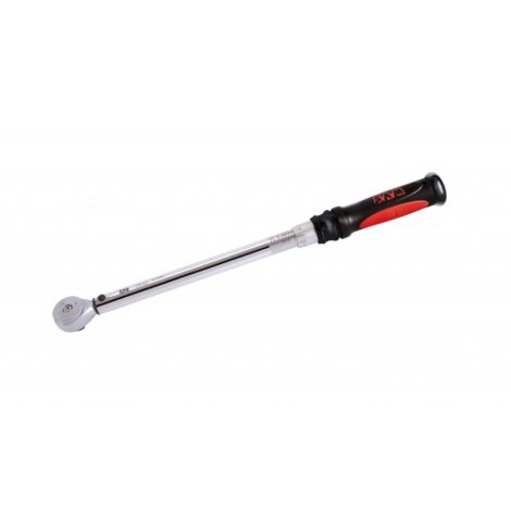 Sam Outillage – Clé dynamométrique mécanique 3/8' 10-50 Nm – Acier tout en un – Précision +/- 3% – Certificat d'étalonnage – DYTF501