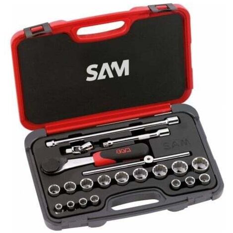 SAM OUTILLAGE - Coffret 22 Outils 3/8''