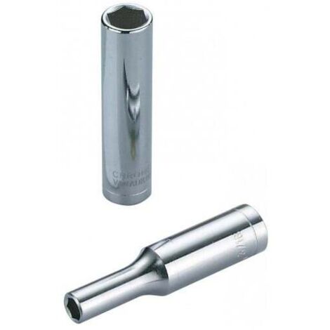 SAM OUTILLAGE - Douilles 1/4" longues 6 pans en mm