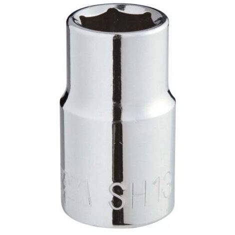 SAM OUTILLAGE - Douilles courtes 1/2" 6 pans en mm