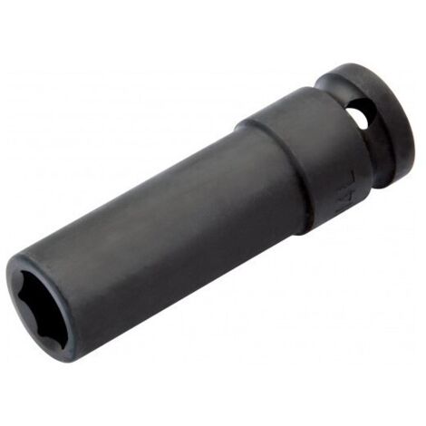 SAM OUTILLAGE - Douilles impact 1/2" longues 6 pans en mm