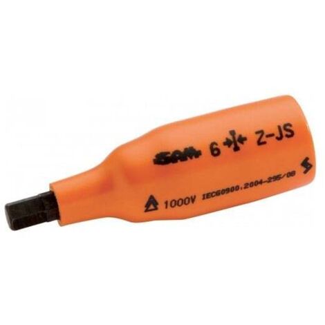 SAM OUTILLAGE - Douilles tournevis 3/8" isolées 1000V 6 pans mâles