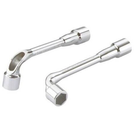 SAM OUTILLAGE - Jeu De 16 Clés à pipe débouchées 6/6 Pans