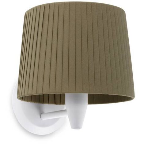 SAMBA Aplique de pared blanca/encintada verde 64306-37