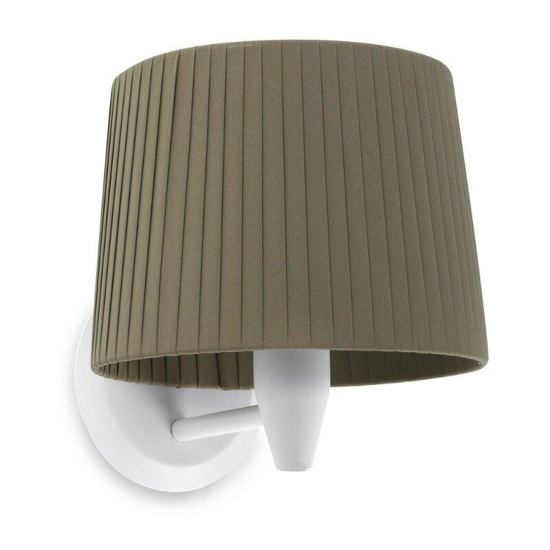 

SAMBA Aplique de pared blanca/encintada verde - BLANCO