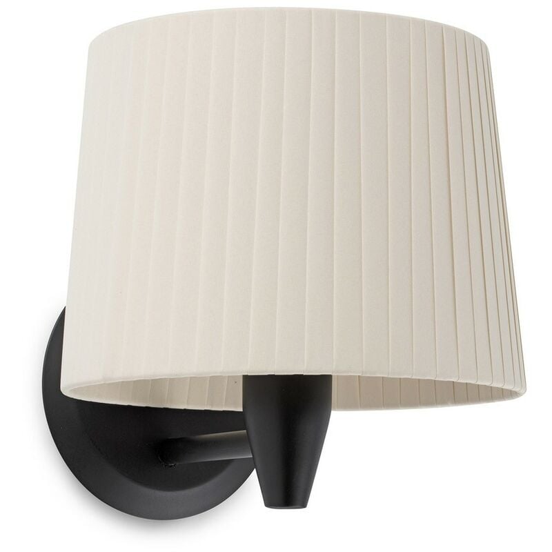 

SAMBA Aplique de pared negra/encintada beige - NEGRO