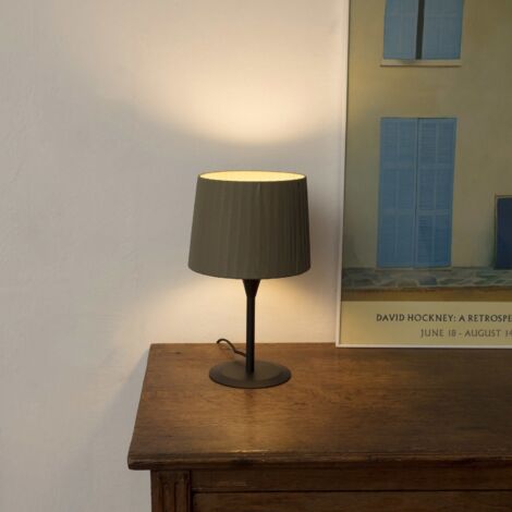 SAMBA Lampada mini da tavolo nera/encintada verde