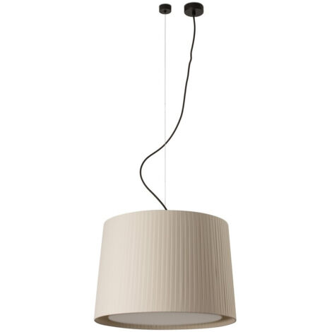 SAMBA Lámpara colgante negra/encintada beige ø450 64314-44