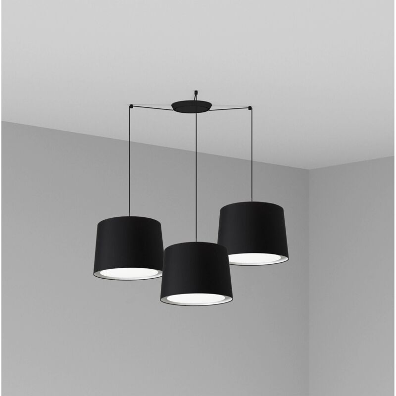 

SAMBA Lámpara colgante negra/negra ø450 3L - NEGRO MATE