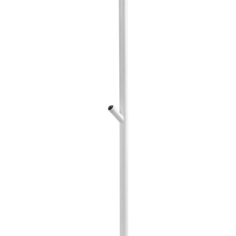SAMBA Lámpara de pie blanca/encintada beige