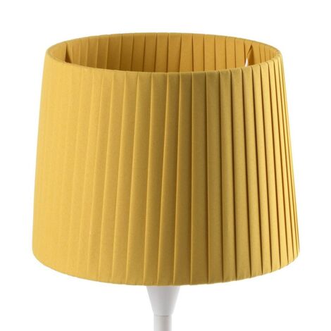 SAMBA Lámpara mini sobremesa blanca/encintada amarilla 64316-36