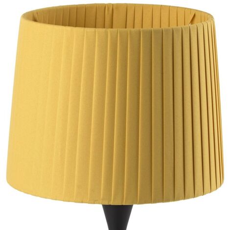 SAMBA Lámpara mini sobremesa negra/encintada amarilla 64317-36