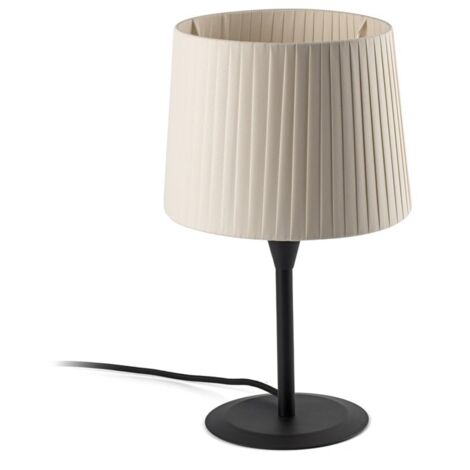 SAMBA Lámpara sobremesa negra/encintada beige 64311-38