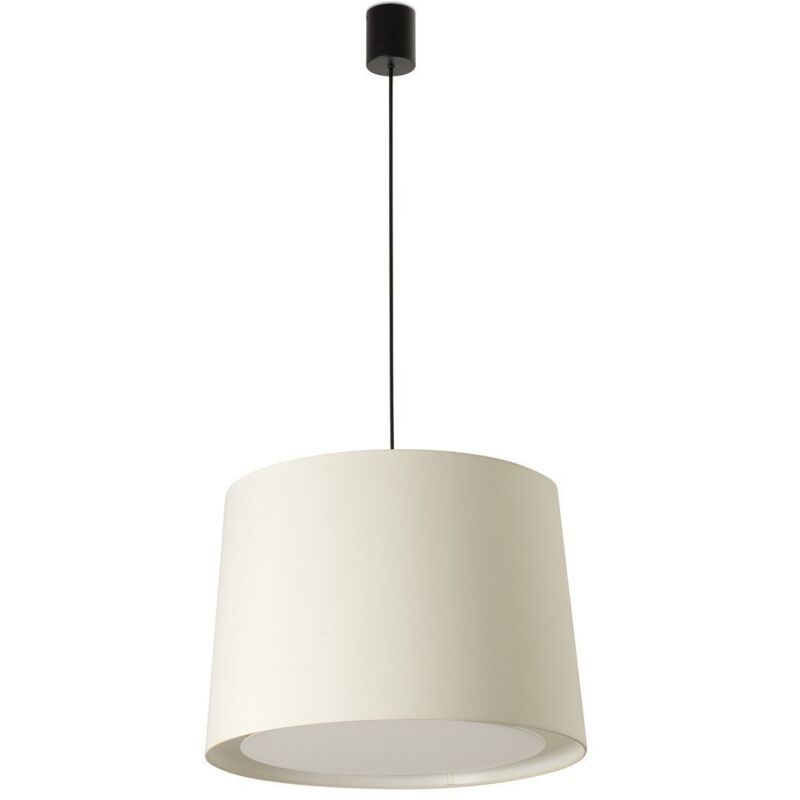 

SAMBA Lámpara colgante simple negra/blanca - NEGRO MATE