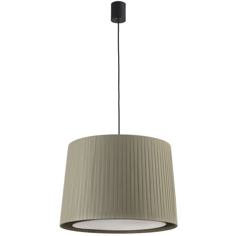 

SAMBA Lámpara colgante simple negra/encintada verde - NEGRO MATE