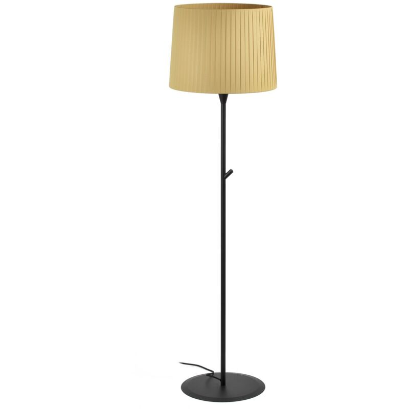 

SAMBA Lámpara de pie negra/encintada amarilla - NEGRO MATE