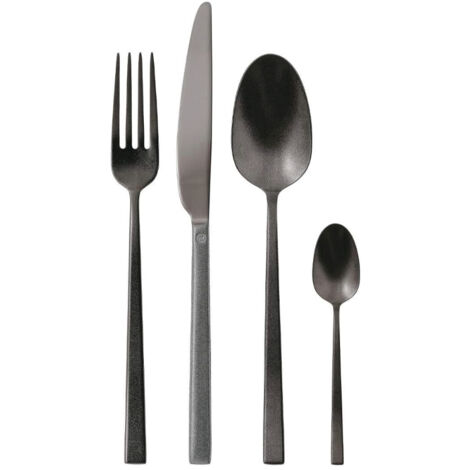 Sambonet Couverts Rock Diamond 2 Black 24 pcs.