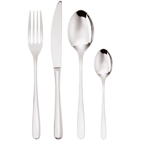 Sambonet Taste Set di Posate da Tavola Monoblocco in Acciaio Inox 18-10 per 6 Persone 24 Pezzi