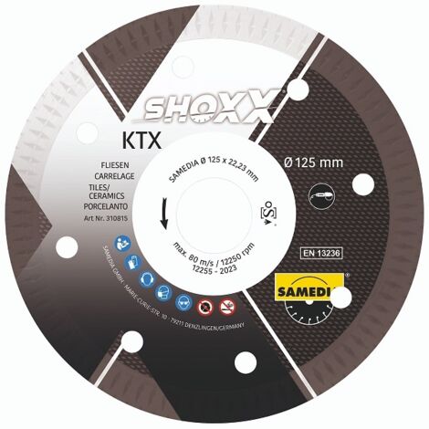 Samedia Shoxx KTX Diamant-Trennscheibe Ø125 mm