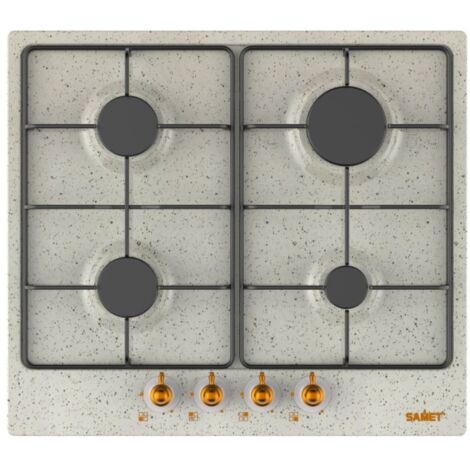 Samet cuisinière à 4 feux de 60 cm avoine Diomede H4.5xL58xP51