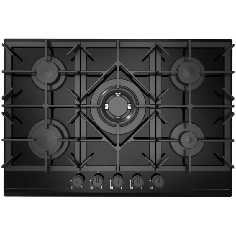 Iperbriko - Samet Plaque de cuisson à gaz en verre Vesuvio 75 H12.87xL75xP51