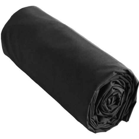 SAMIA - Drap Housse 140x190cm Coton Coloris Truffe