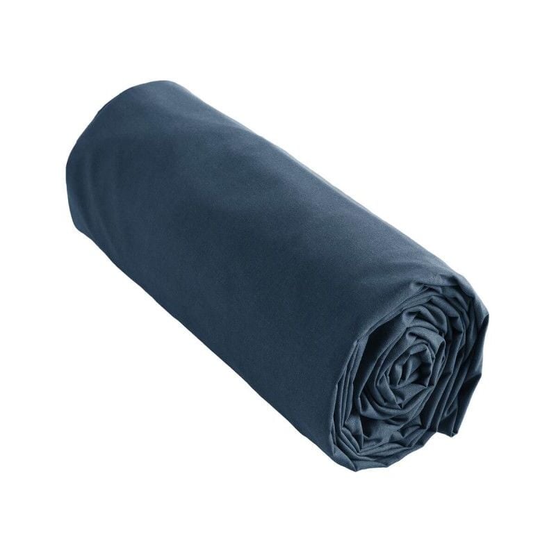 Altobuy - samia - Drap Housse 90x200cm Coton Coloris Mûre