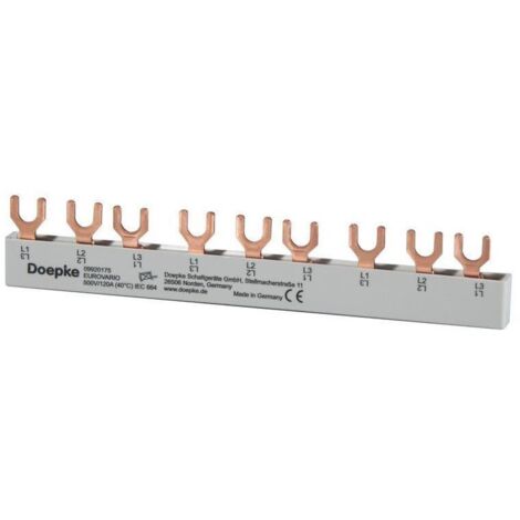 Sammelschiene EV-S G 3.9.120, 10 mm², Gabel, 3-phasig