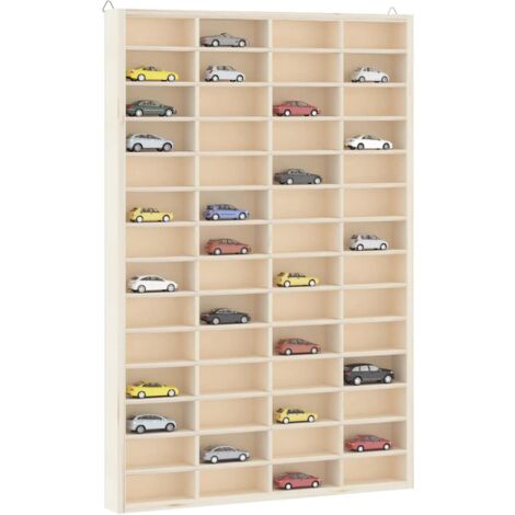Sammlervitrine aus Holz mit 56 Fächern 40 x 4,5 x 60 cm vidaXL